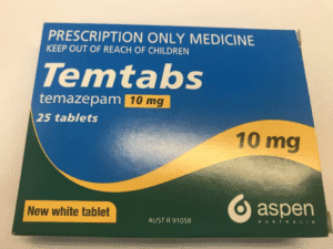 25 x Temazepam 10mg tablets . Temtabs Original Pharma Brand in box 25 tablets